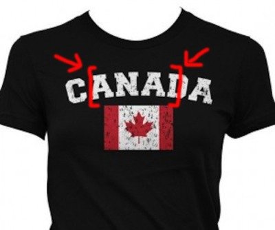 O perigo de usar roupas do Canadá...