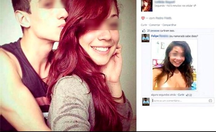 Foi postar foto com o namorado no facebook, e os segredos vieram à tona...