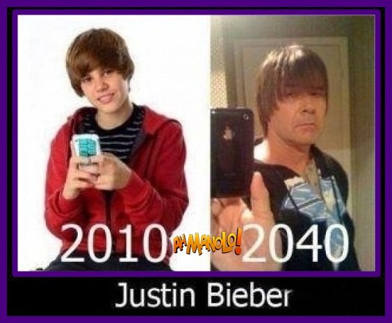 Justin Bieber em 2040!